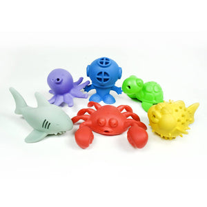 All-Natural Rubber Bath Toys