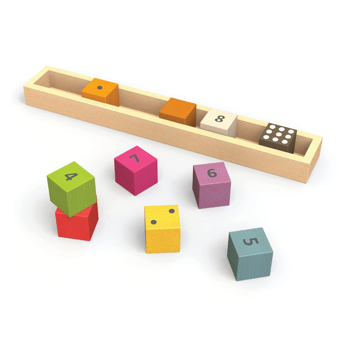 Penny Blocks- Wooden Number Blocks- set of 10