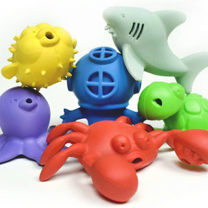All-Natural Rubber Bath Toys